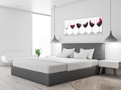 Glass Print Wall Art – Image on Glass 125 x 50 cm (? 50” x 20”) ; Wine