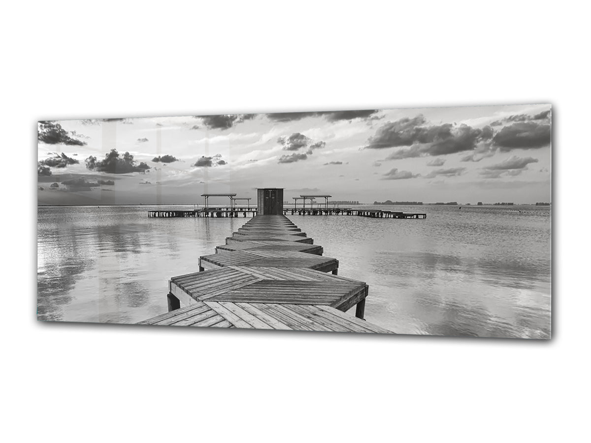Glass Print Wall Art – Image on Glass 125 x 50 cm (? 50” x 20”) ; Pier 15