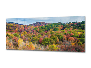 Glass Print Wall Art – Available in 5 different sizes – Nature Series 01A: Graveyard Fields in autumn
