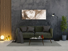 Glass Print Wall Art – Image on Glass 125 x 50 cm (? 50” x 20”) ; Abstract Art. 14