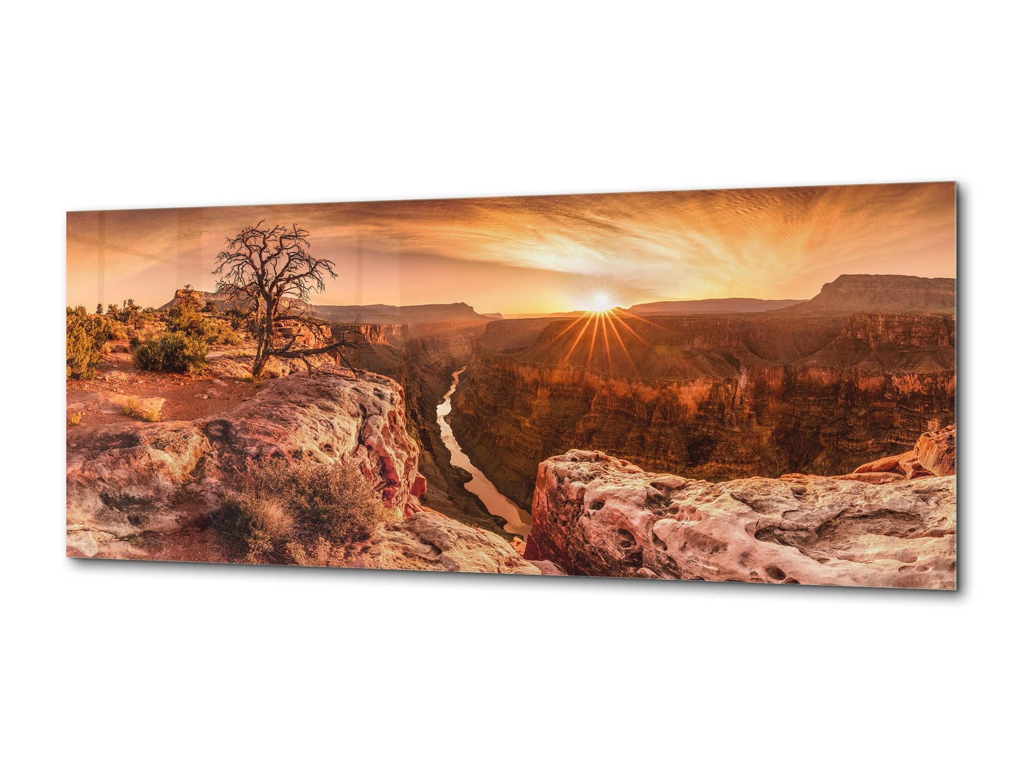 Glass Print Wall Art – Available in 5 different sizes – Nature Series 01A: Grand Canyon
