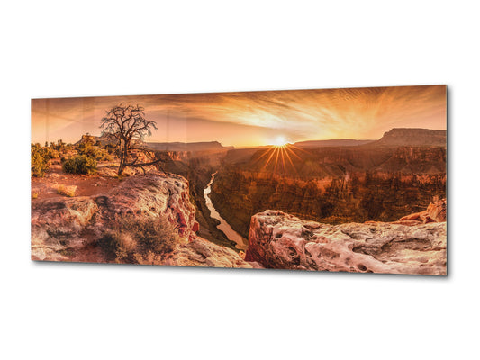 Glass Print Wall Art – Available in 5 different sizes – Nature Series 01A: Grand Canyon