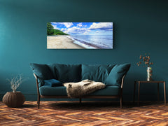 Glass Print Wall Art – Image on Glass 125 x 50 cm (? 50” x 20”) ; Sea 10