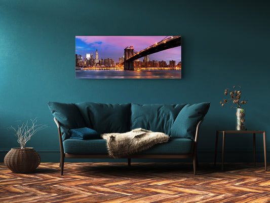 Glass Print Wall Art – Image on Glass 125 x 50 cm (? 50” x 20”) ; Bridge 17