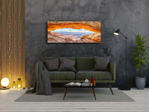 Glass Print Wall Art – Available in 5 different sizes – Nature Series 01A: Rocky landscape