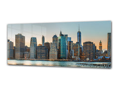 Glass Print Wall Art – Image on Glass 125 x 50 cm (? 50” x 20”) ; City 20