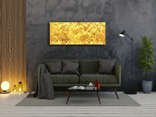 Glass Print Wall Art – Image on Glass 125 x 50 cm (? 50” x 20”) ; Texture 3