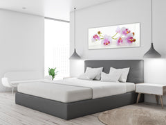Glass Print Wall Art – Image on Glass 125 x 50 cm (? 50” x 20”) ; Flower 25