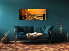 Glass Print Wall Art – Image on Glass 125 x 50 cm (? 50” x 20”) ; Sunset 11