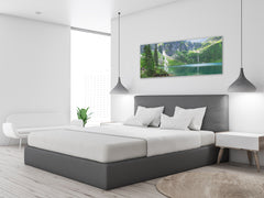 Glass Print Wall Art – Image on Glass 125 x 50 cm (? 50” x 20”) ; Lake 7