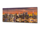 Beautiful Quality Glass Print Picture – Available in 5 different sizes – Cities Series 04: New York City panorama at sunrise