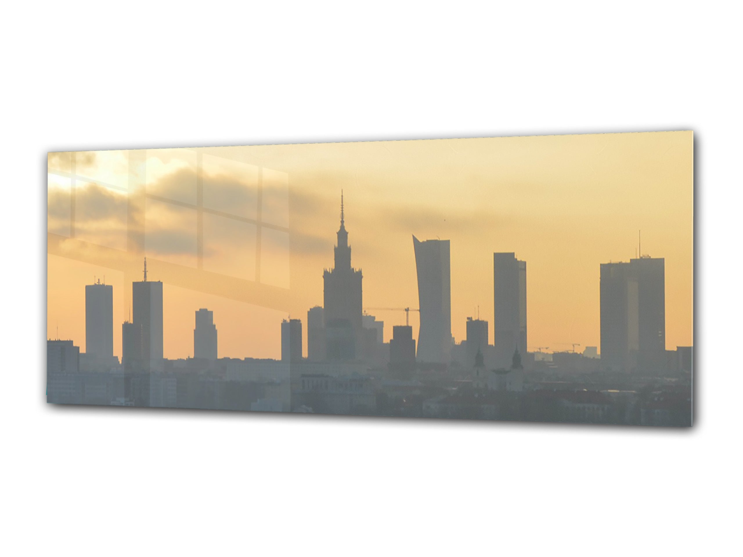 Glass Print Wall Art – Image on Glass 125 x 50 cm (? 50” x 20”) ; City 43