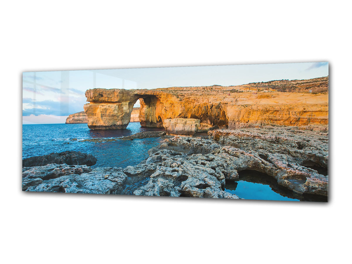Glass Print Wall Art – Image on Glass 125 x 50 cm (? 50” x 20”) ; Seacoast 5