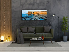 Glass Print Wall Art – Image on Glass 125 x 50 cm (? 50” x 20”) ; Seacoast 5