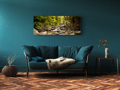 Glass Print Wall Art – Image on Glass 125 x 50 cm (? 50” x 20”) ; River