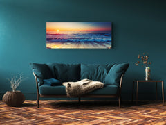 Glass Print Wall Art – Image on Glass 125 x 50 cm (? 50” x 20”) ; Sea 15