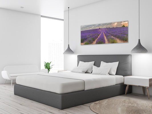 Glass Print Wall Art – Image on Glass 125 x 50 cm (? 50” x 20”) ; Heathers 1