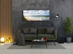 Glass Print Wall Art – Image on Glass 125 x 50 cm (? 50” x 20”) ; Sea 17