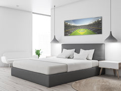 Glass Print Wall Art – Image on Glass 125 x 50 cm (? 50” x 20”) ; Stadium