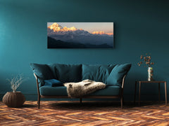 Glass Print Wall Art – Image on Glass 125 x 50 cm (? 50” x 20”) ; Mountains 24