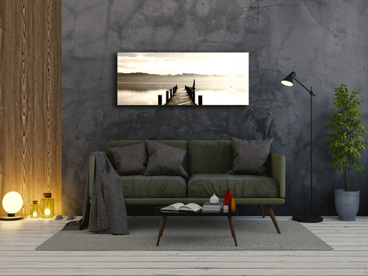 Glass Print Wall Art – Image on Glass 125 x 50 cm (? 50” x 20”) ; Pier 19