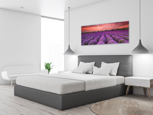 Glass Print Wall Art – Image on Glass 125 x 50 cm (? 50” x 20”) ; Heathers 2