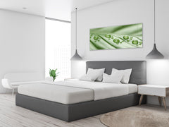Glass Print Wall Art – Image on Glass 125 x 50 cm (? 50” x 20”) ; Leaf 1