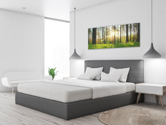 Glass Print Wall Art – Image on Glass 125 x 50 cm (? 50” x 20”) ; Forest 6