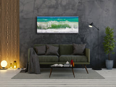Glass Print Wall Art – Image on Glass 125 x 50 cm (? 50” x 20”) ; Seacoast 8