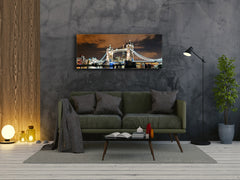 Glass Print Wall Art – Image on Glass 125 x 50 cm (? 50” x 20”) ; Bridge 18