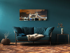 Glass Print Wall Art – Image on Glass 125 x 50 cm (? 50” x 20”) ; Bridge 18