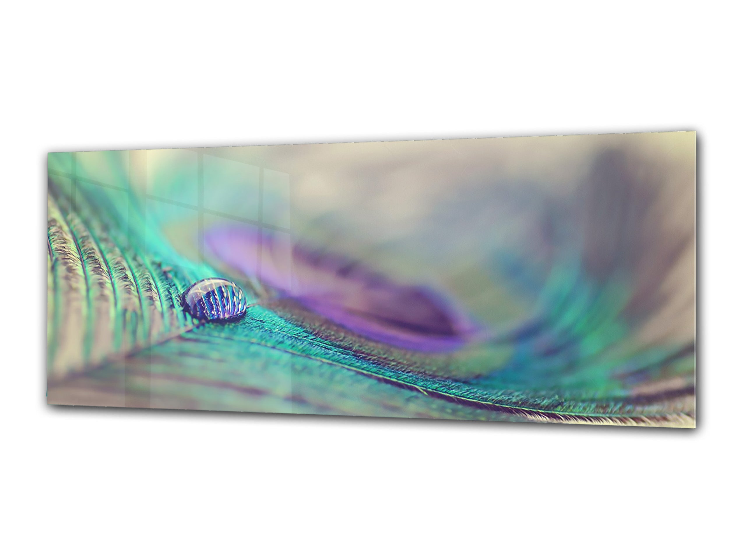 Glass Print Wall Art – Image on Glass 125 x 50 cm (? 50” x 20”) ; Abstract Art. 18