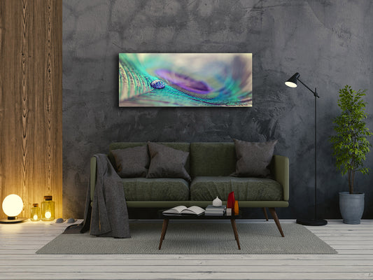 Glass Print Wall Art – Image on Glass 125 x 50 cm (? 50” x 20”) ; Abstract Art. 18