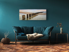 Glass Print Wall Art – Image on Glass 125 x 50 cm (? 50” x 20”) ; Beach 15