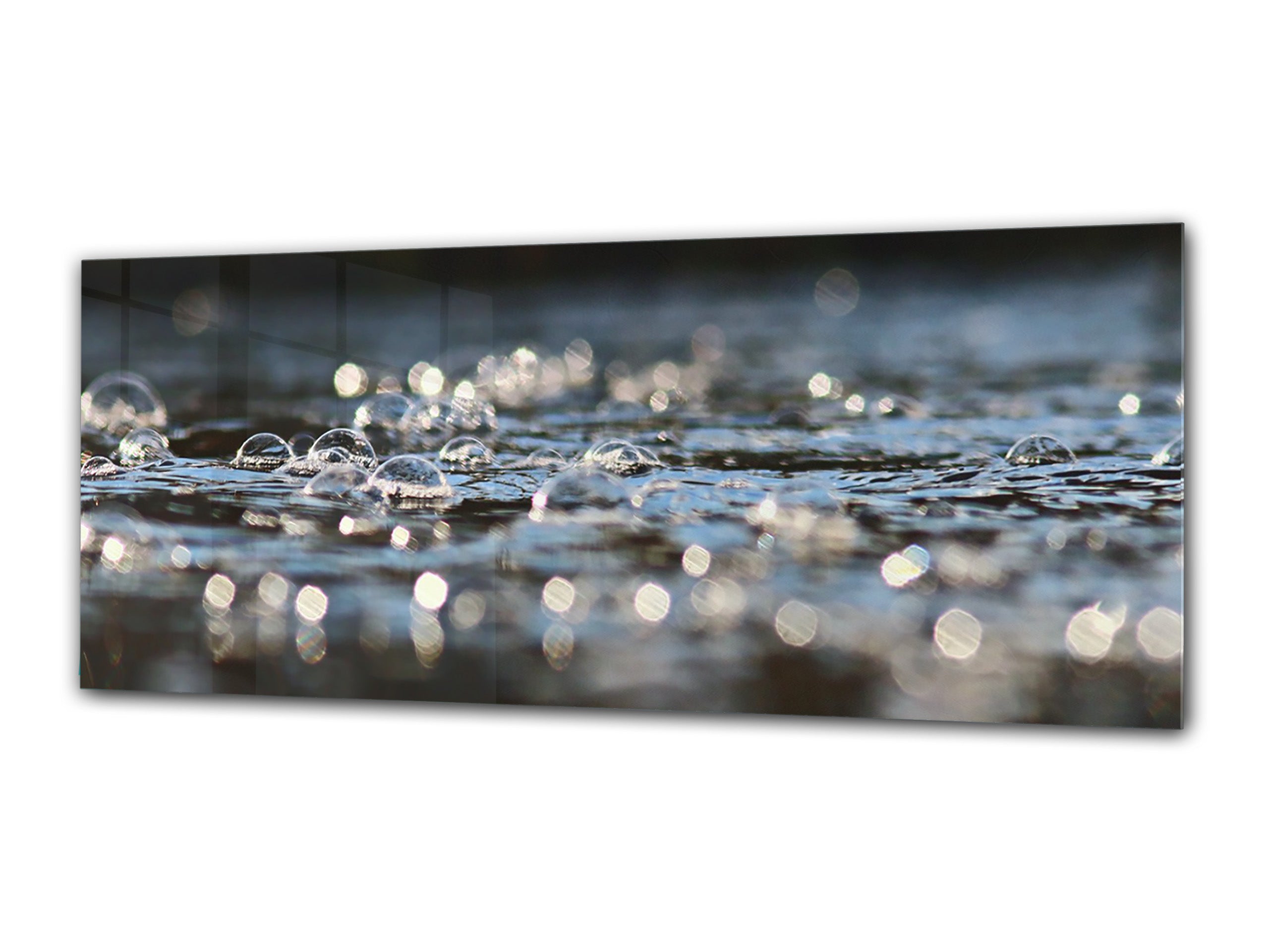 Glass Print Wall Art – Image on Glass 125 x 50 cm (? 50” x 20”) ; Water 8
