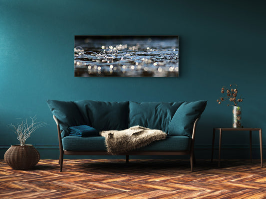 Glass Print Wall Art – Image on Glass 125 x 50 cm (? 50” x 20”) ; Water 8