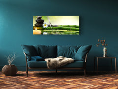 Glass Print Wall Art – Image on Glass 125 x 50 cm (? 50” x 20”) ; Bamboo 1