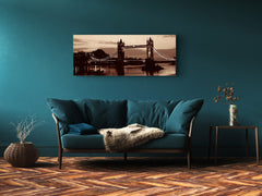 Glass Print Wall Art – Image on Glass 125 x 50 cm (? 50” x 20”) ; Bridge 25