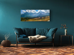 Glass Print Wall Art – Image on Glass 125 x 50 cm (? 50” x 20”) ; Mountains 12