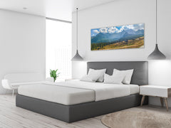 Glass Print Wall Art – Image on Glass 125 x 50 cm (? 50” x 20”) ; Mountains 12