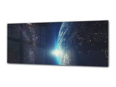 Glass Print Wall Art – Image on Glass 125 x 50 cm (? 50” x 20”) ; Cosmos