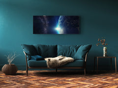 Glass Print Wall Art – Image on Glass 125 x 50 cm (? 50” x 20”) ; Cosmos
