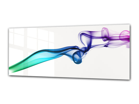 Glass Print Wall Art – Image on Glass 125 x 50 cm (? 50” x 20”) ; Abstract Art. 19