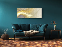 Glass Print Wall Art – Image on Glass 125 x 50 cm (? 50” x 20”) ; Abstract Art. 15