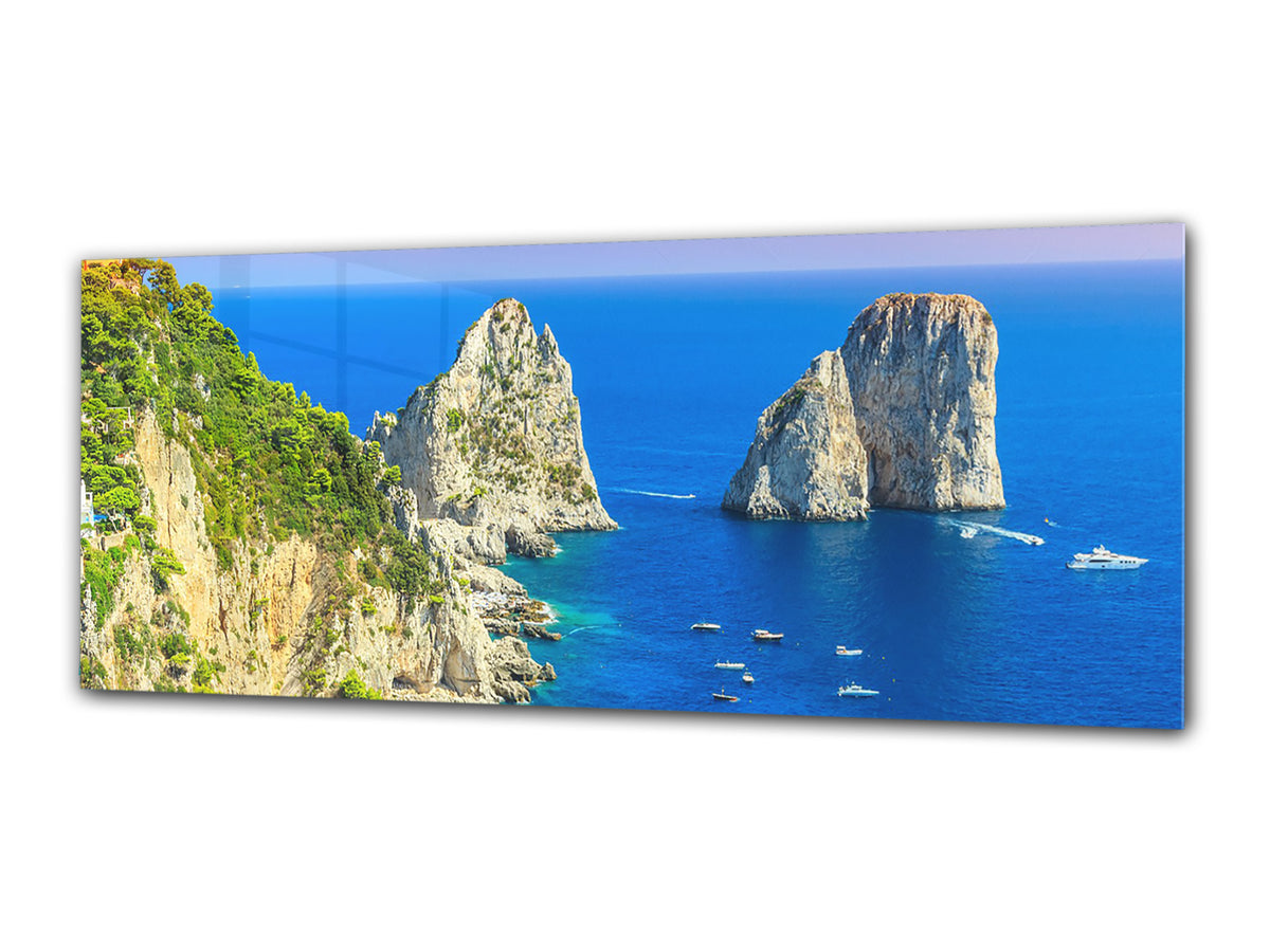 Glass Print Wall Art – Image on Glass 125 x 50 cm (? 50” x 20”) ; Seacoast 4