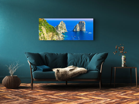 Glass Print Wall Art – Image on Glass 125 x 50 cm (? 50” x 20”) ; Seacoast 4