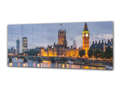 Glass Print Wall Art – Image on Glass 125 x 50 cm (? 50” x 20”) ; City 31