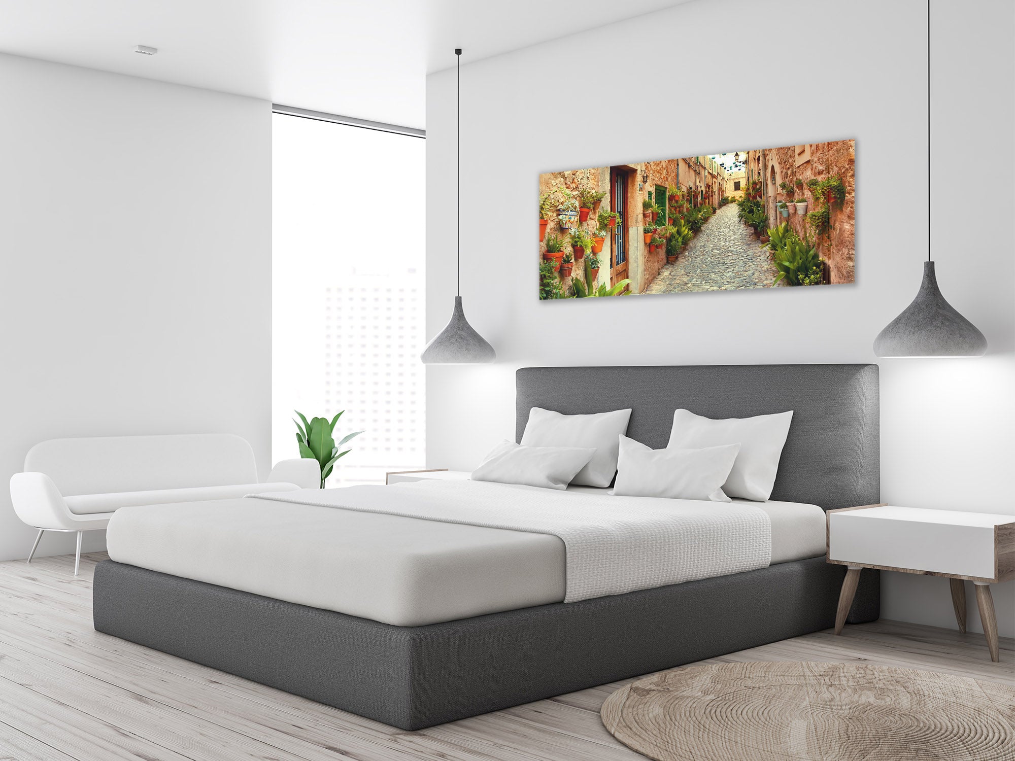 Glass Print Wall Art – Image on Glass 125 x 50 cm (? 50” x 20”) ; City 16