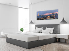 Glass Print Wall Art – Image on Glass 125 x 50 cm (? 50” x 20”) ; City 32