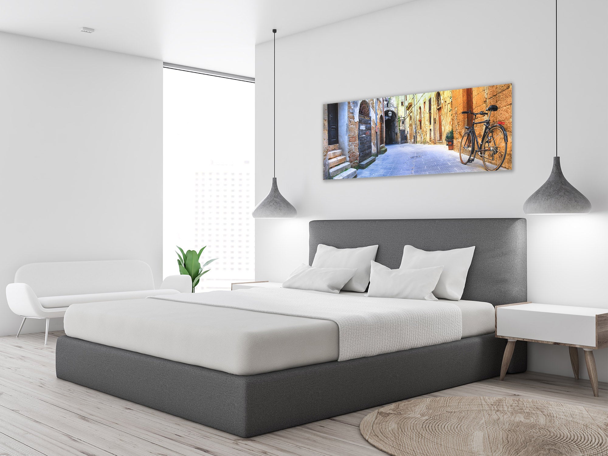 Glass Print Wall Art – Image on Glass 125 x 50 cm (? 50” x 20”) ; City 15